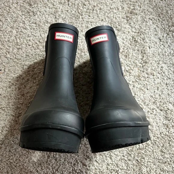 HunterBlock Heel in Black - 7/EU38